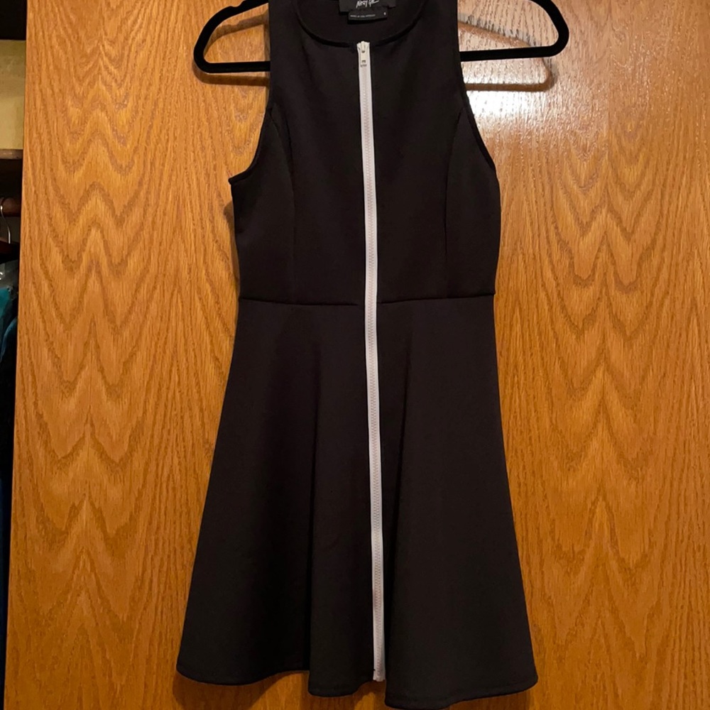 Nasty Gal black skater dress